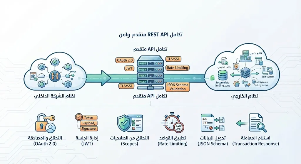 [ODO-02-003-0013] تكامل مع نظام خارجي عبر REST API - متقدم