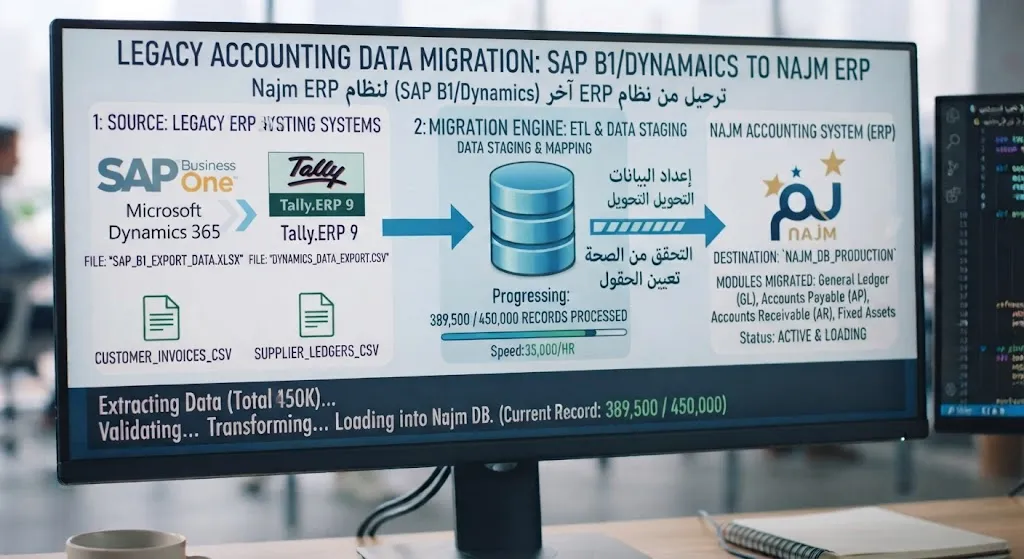 [ODO-02-004-0004] ترحيل من نظام ERP آخر (SAP B1/Dynamics)