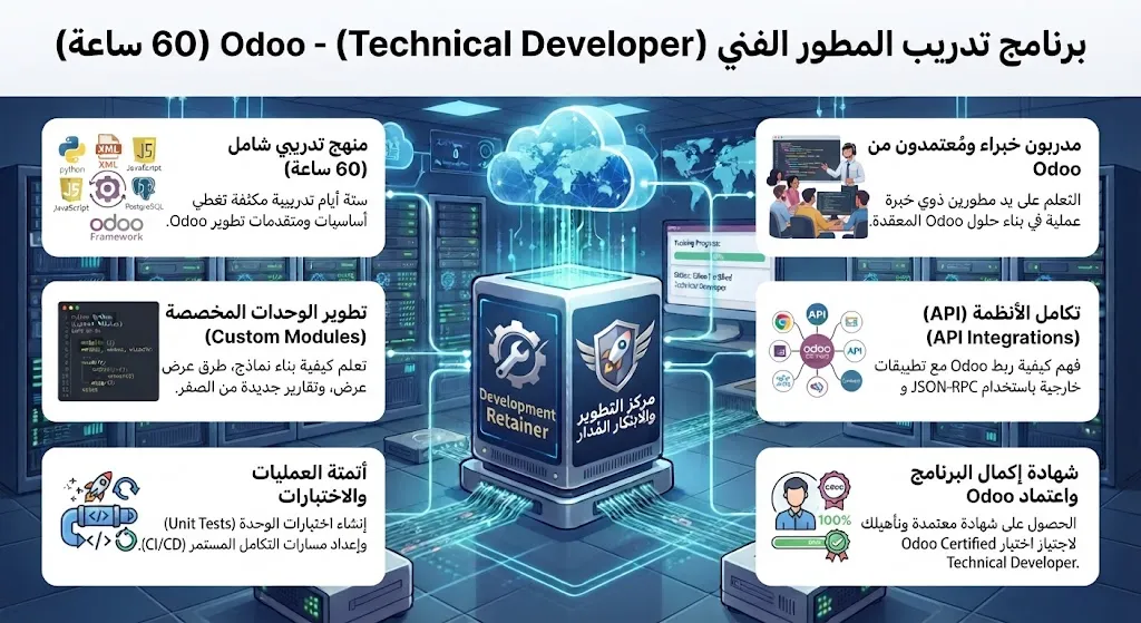 تدريب Technical Developer على Odoo (60 ساعة)
