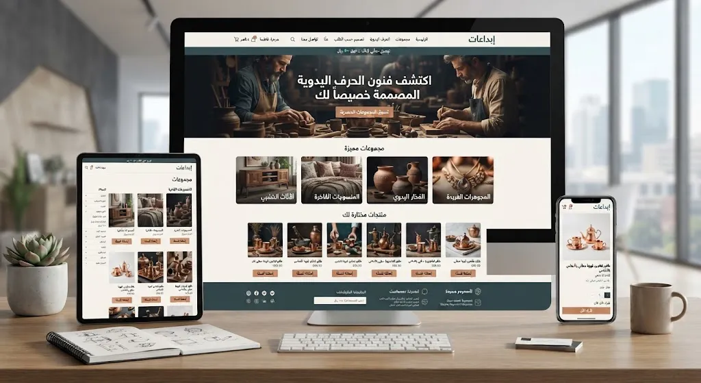 متجر إلكتروني مخصص (Custom Build)