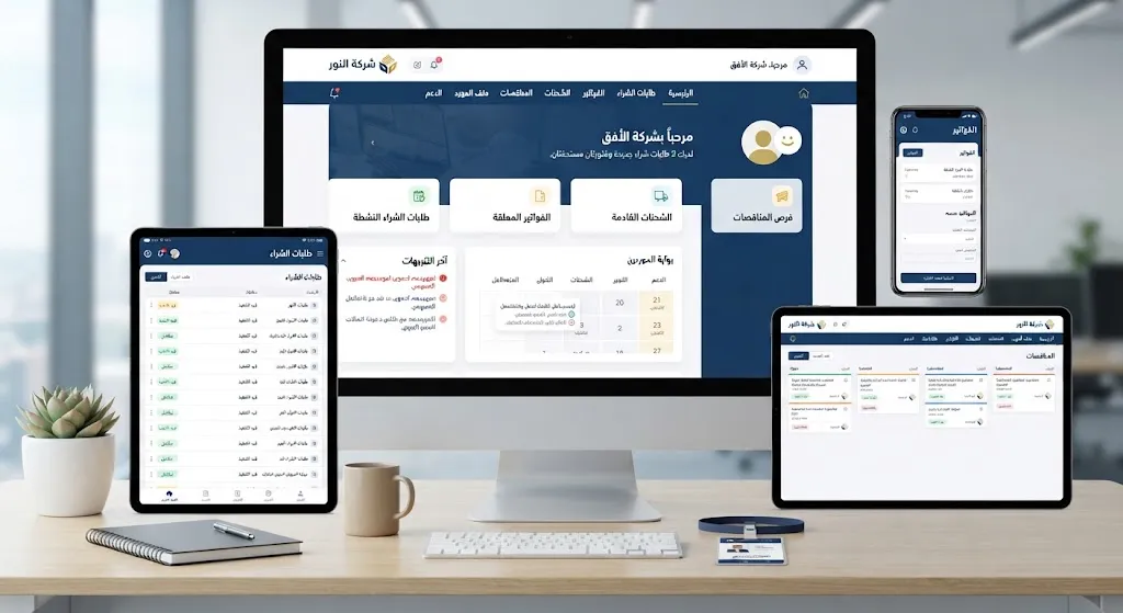 بوابة موردين (Supplier Portal)