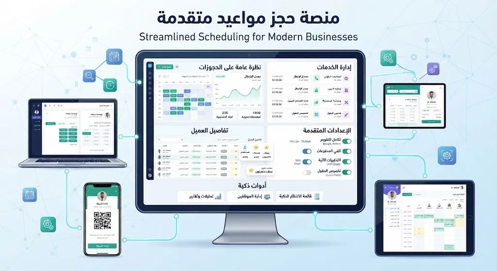 [DEV-02-002-0004] منصة حجز مواعيد متقدمة