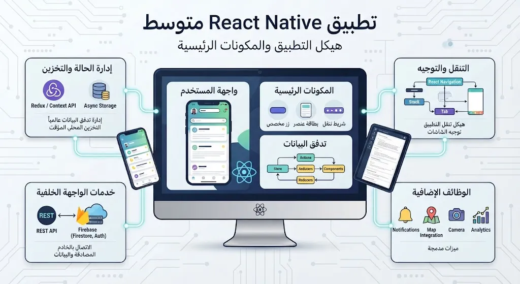 [DEV-03-001-0004] تطبيق React Native متوسط
