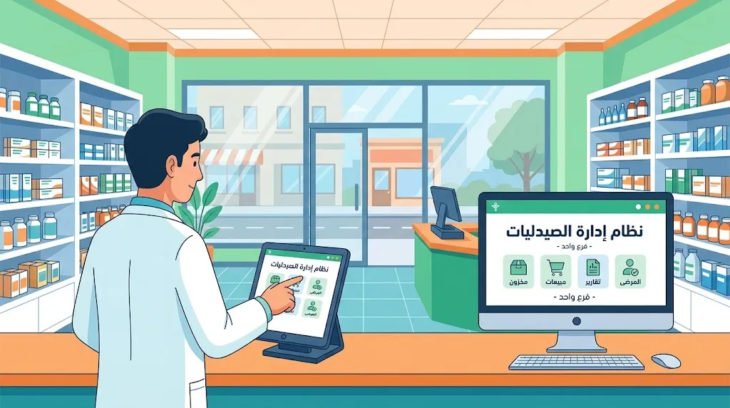 [DEV-04-001-0004] نظام إدارة الصيدليات - فرع واحد