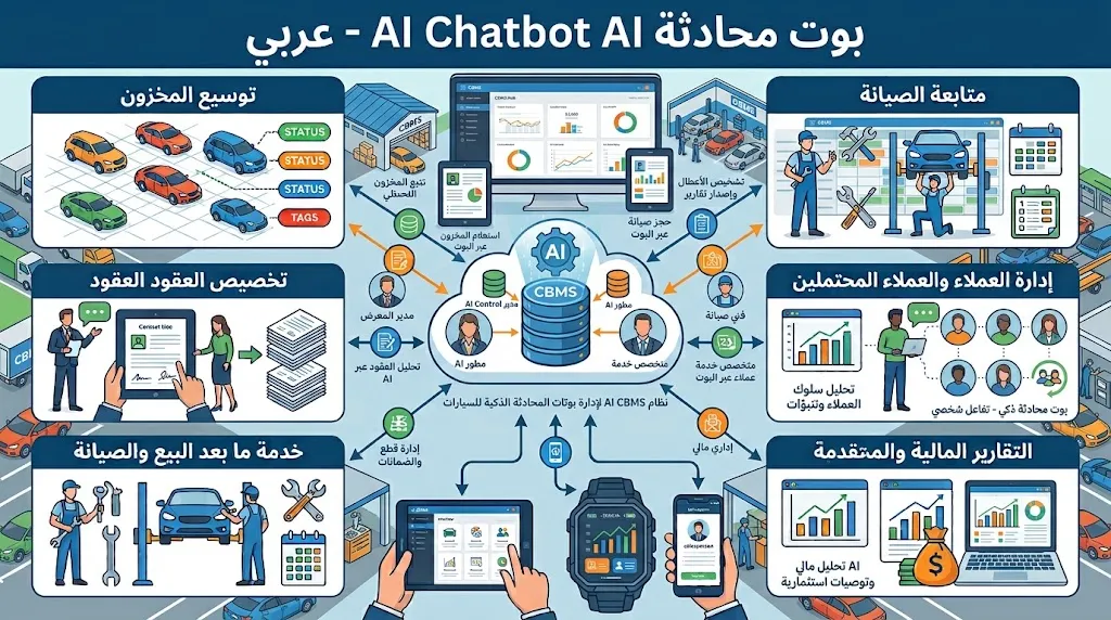 [DEV-05-001-0001] بوت محادثة AI Chatbot - عربي