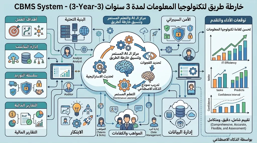 وضع IT Roadmap لمدة 3 سنوات
