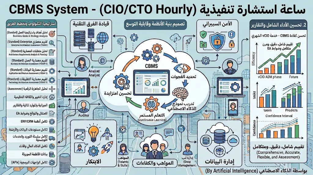 ساعة استشارة تنفيذية (CIO/CTO Hourly)