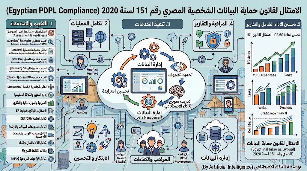 الامتثال لقانون حماية البيانات المصري 151/2020