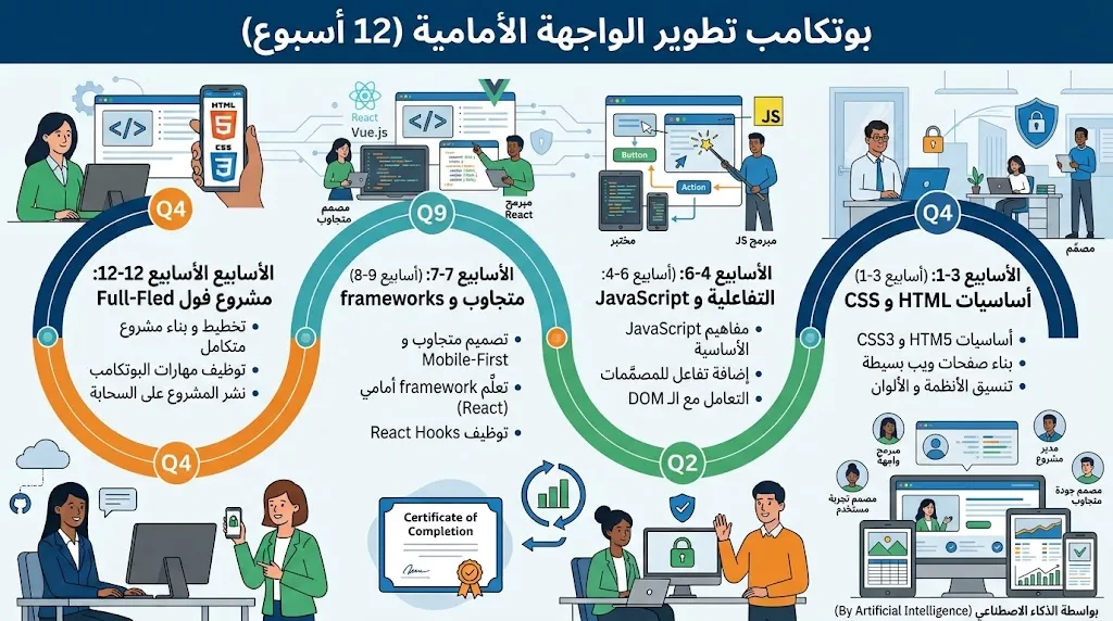 Bootcamp Frontend Development (12 أسبوع)