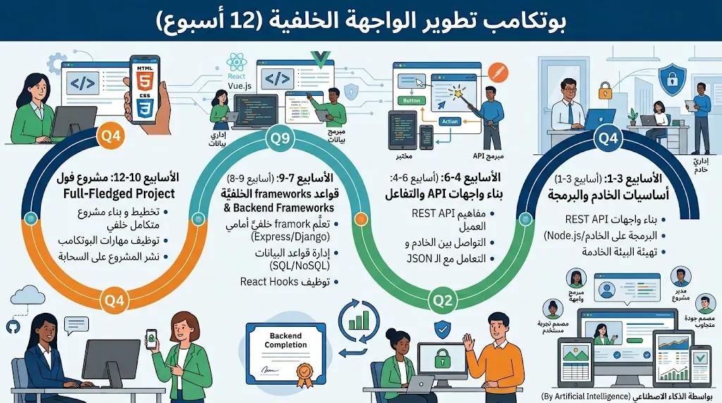 Bootcamp Backend Development (12 أسبوع)