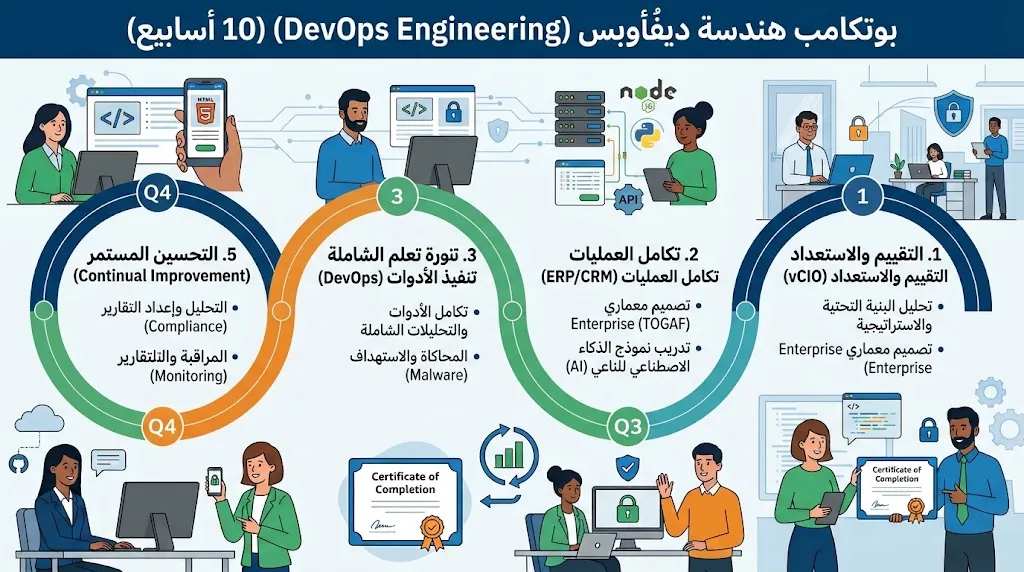 [TRN-01-003-0002] Bootcamp DevOps Engineering (10 أسابيع)