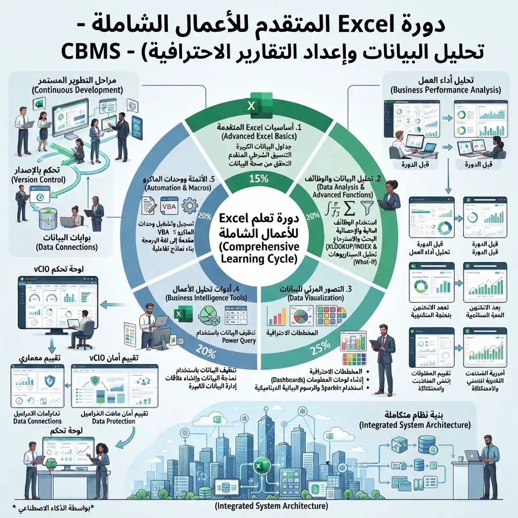 دورة Excel المتقدم للأعمال