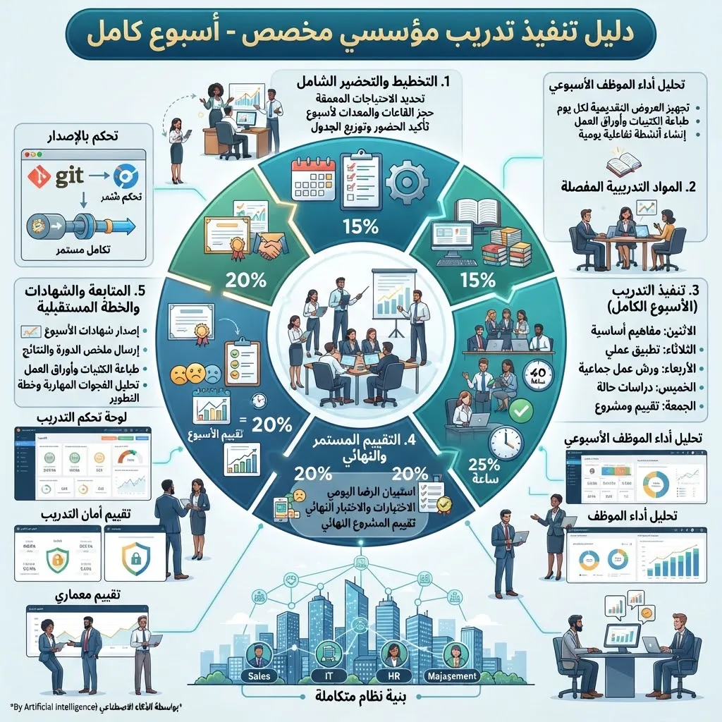 تنفيذ تدريب مؤسسي - أسبوع كامل