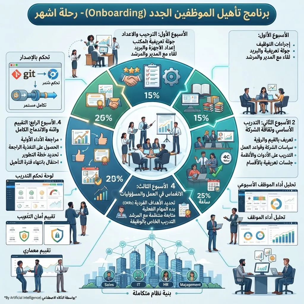 [TRN-03-001-0005] برنامج تأهيل موظفين جدد (Onboarding) - شهر