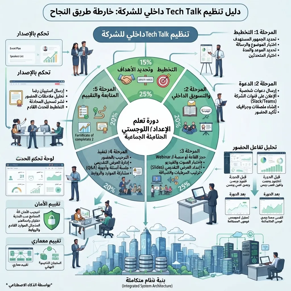 تنظيم Tech Talk داخلي للشركة