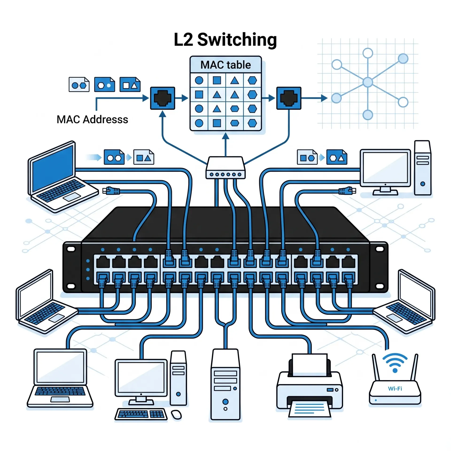 [NET-02-001-0001] Switch L2 - 24 منفذ Cisco/HPE