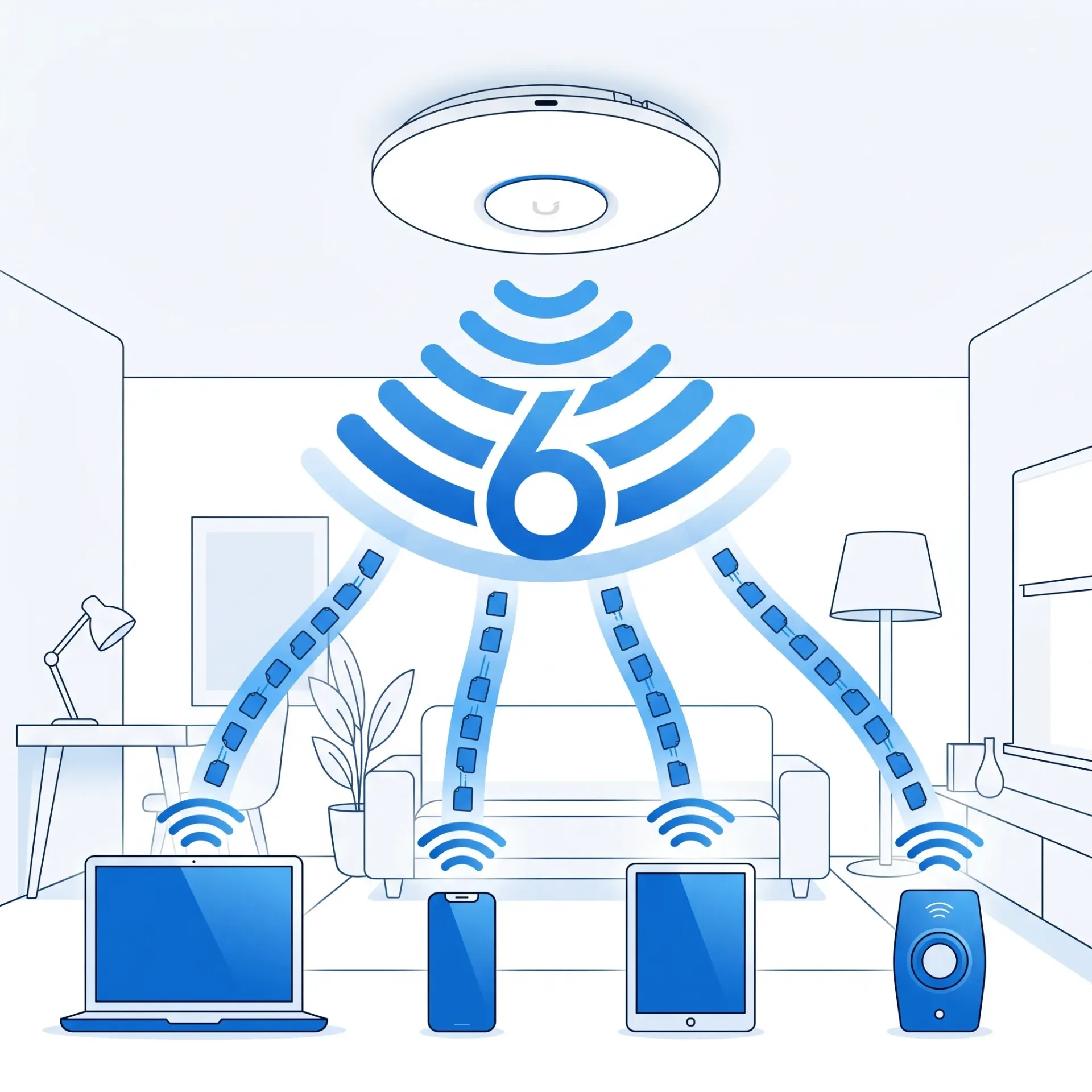 [NET-02-003-0002] Access Point WiFi 6 - خارجي محصّن