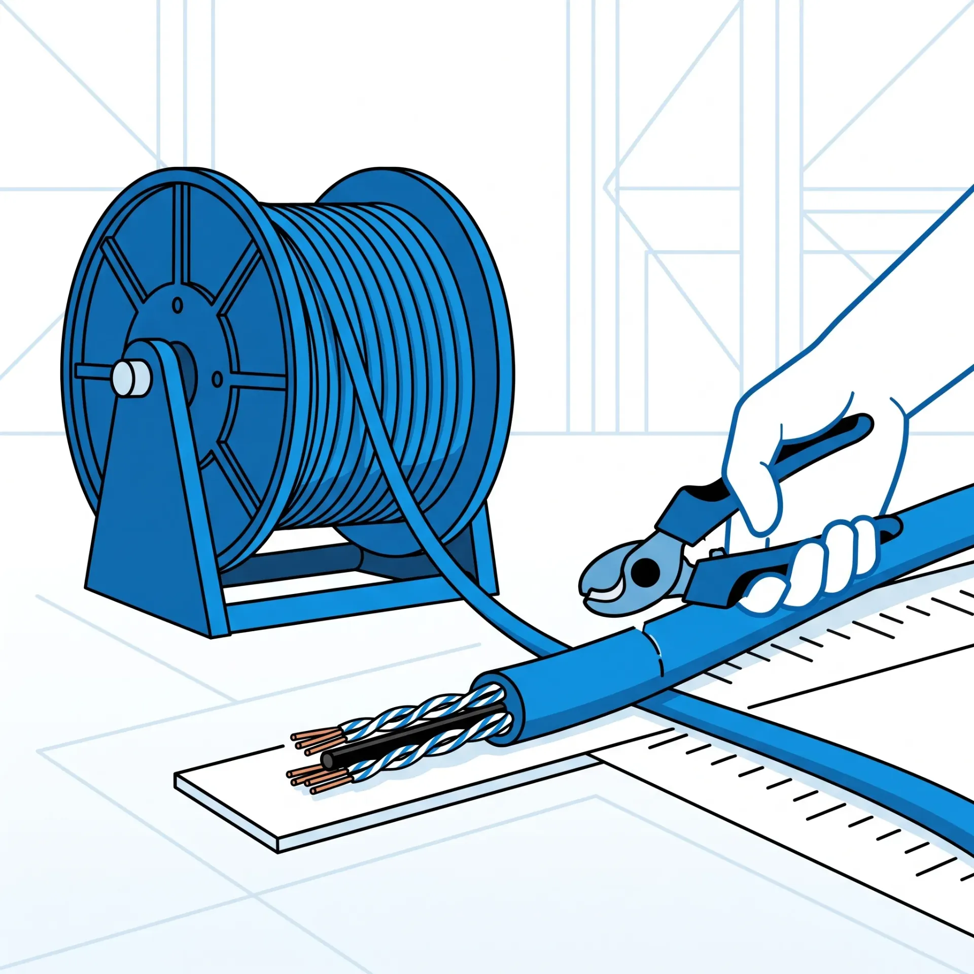 [NET-02-004-0002] كابل Fiber Single-Mode - متر طولي