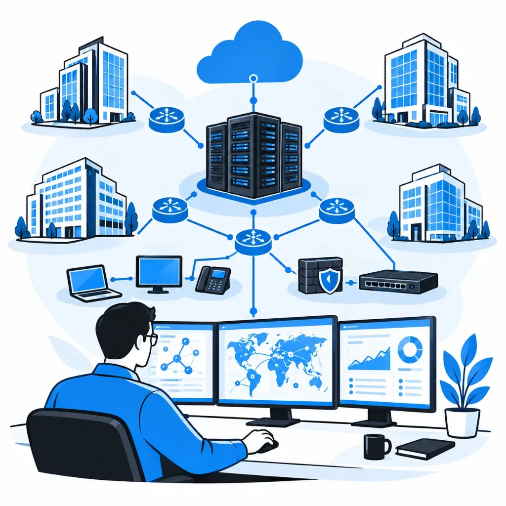 [NET-04-001-0003] إدارة شبكة كاملة - Enterprise (شهرياً)