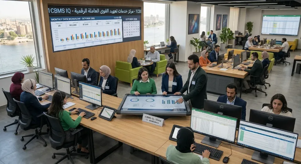تعهيد فريق إدخال بيانات (شهرياً - 15 موظف)