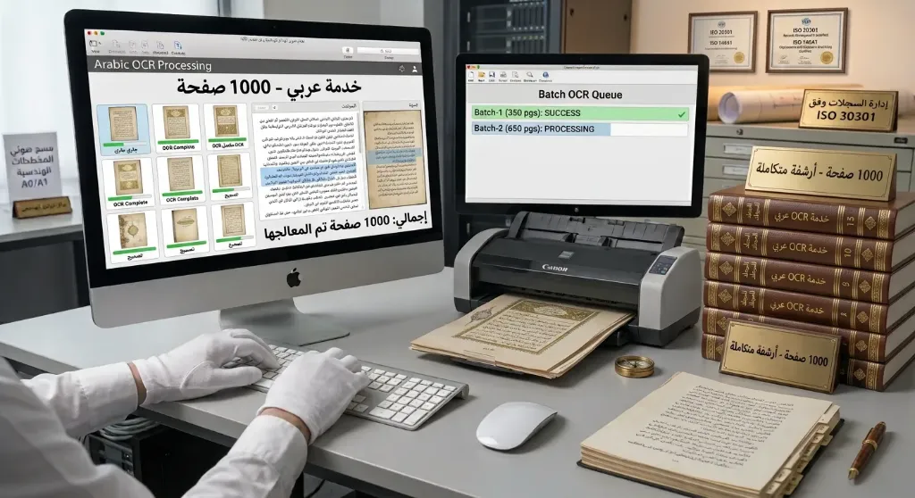[DAT-02-001-0001] OCR عربي - 1000 صفحة