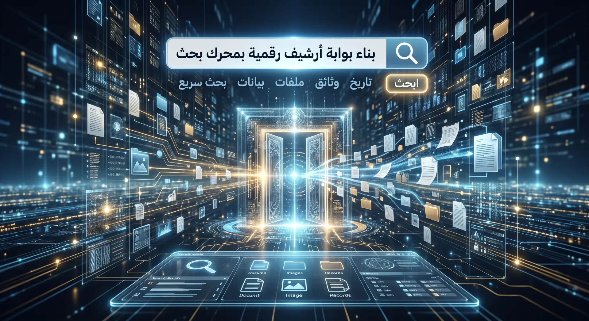 [DAT-04-001-0005] بناء بوابة أرشيف رقمية بمحرك بحث