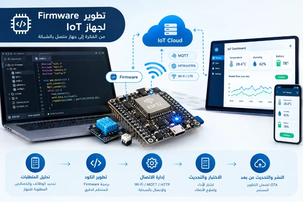[IOT-04-001-0004] تطوير Firmware لجهاز IoT