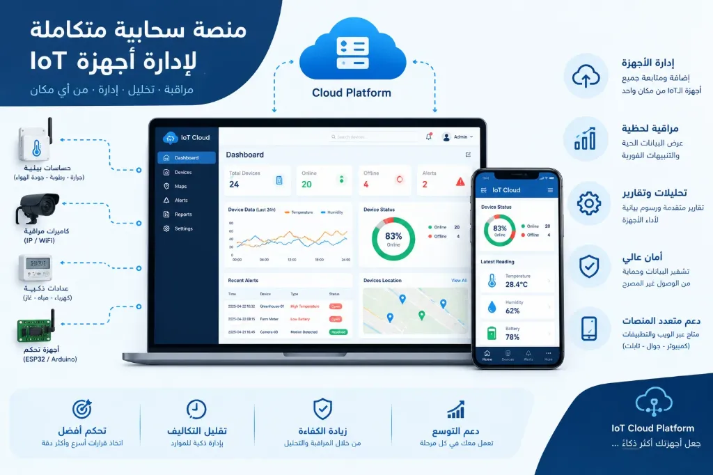 [IOT-04-001-0005] تطوير منصة سحابية لإدارة أجهزة IoT