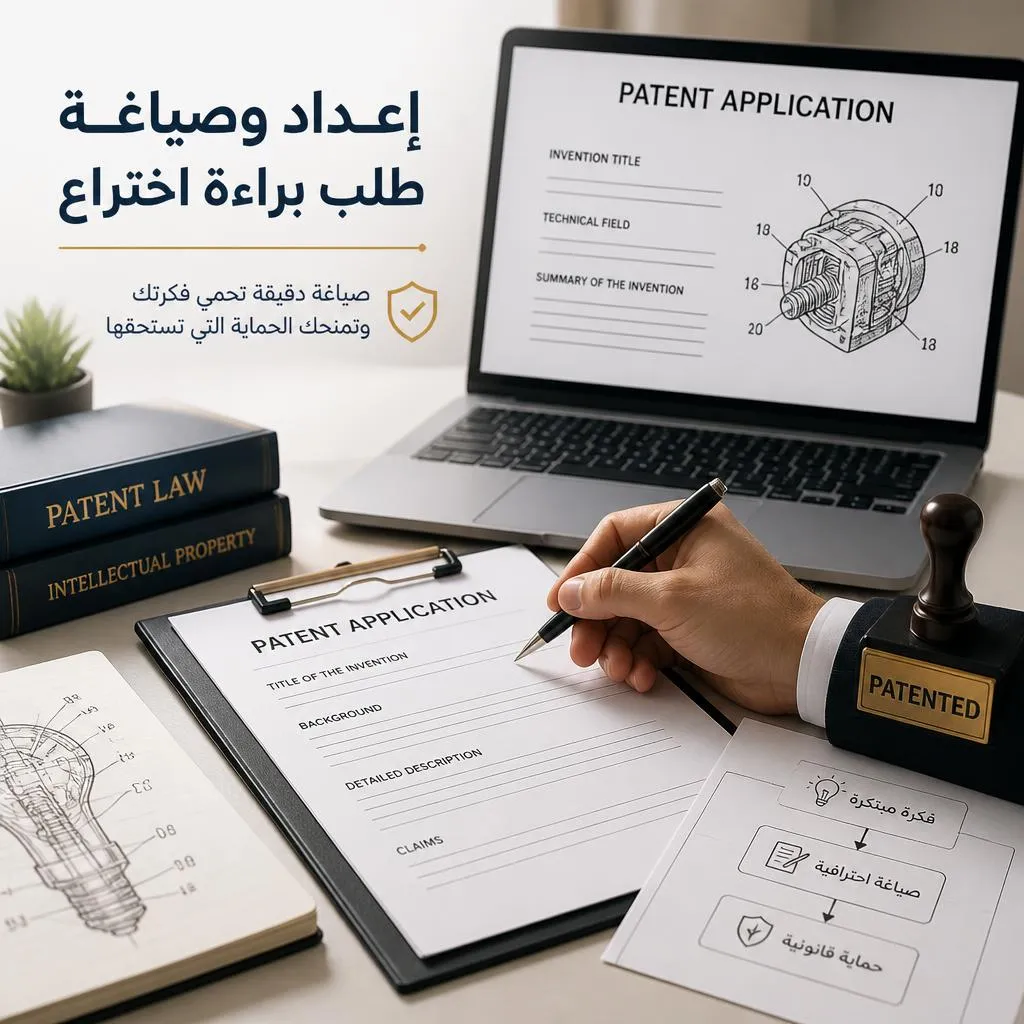 [IPL-01-002-0005] إعداد وصياغة طلب براءة اختراع