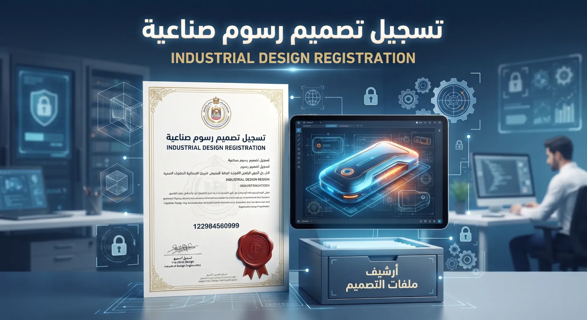 [IPL-01-003-0004] تسجيل تصميم رسوم صناعية