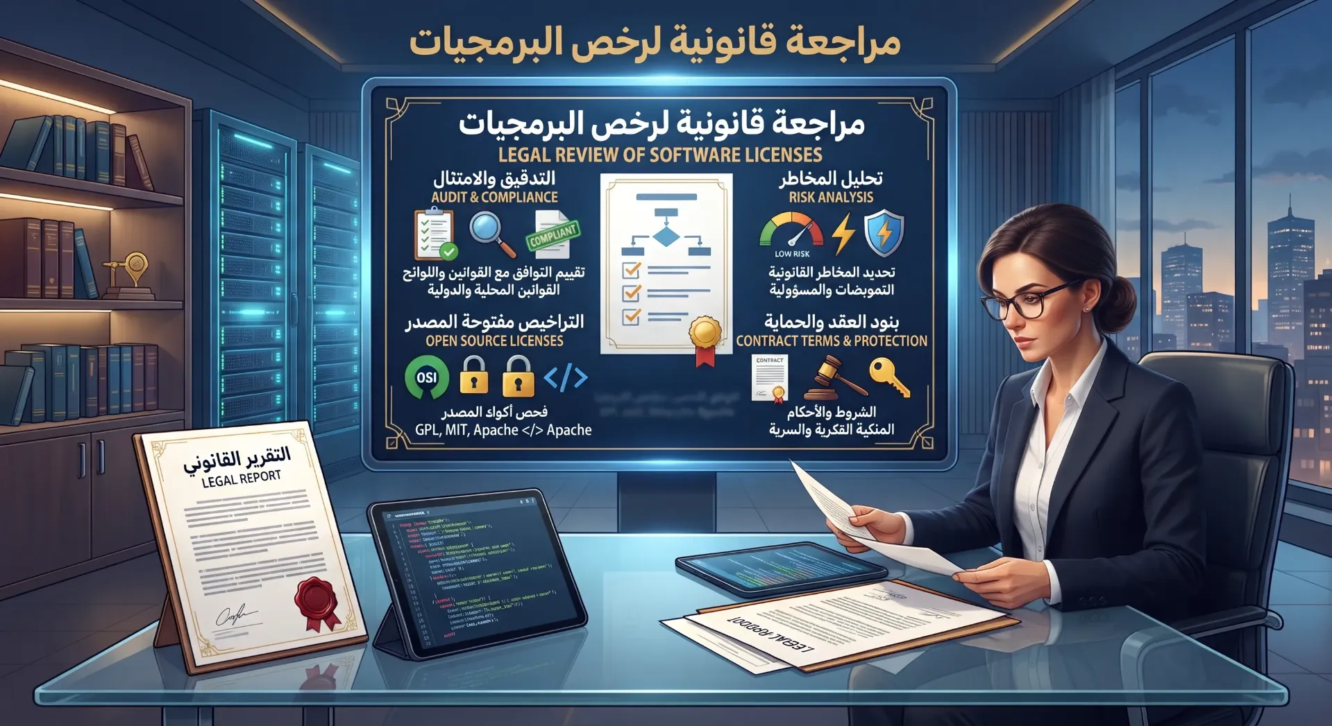 [IPL-02-002-0003] مراجعة تراخيص Open Source في تطبيق