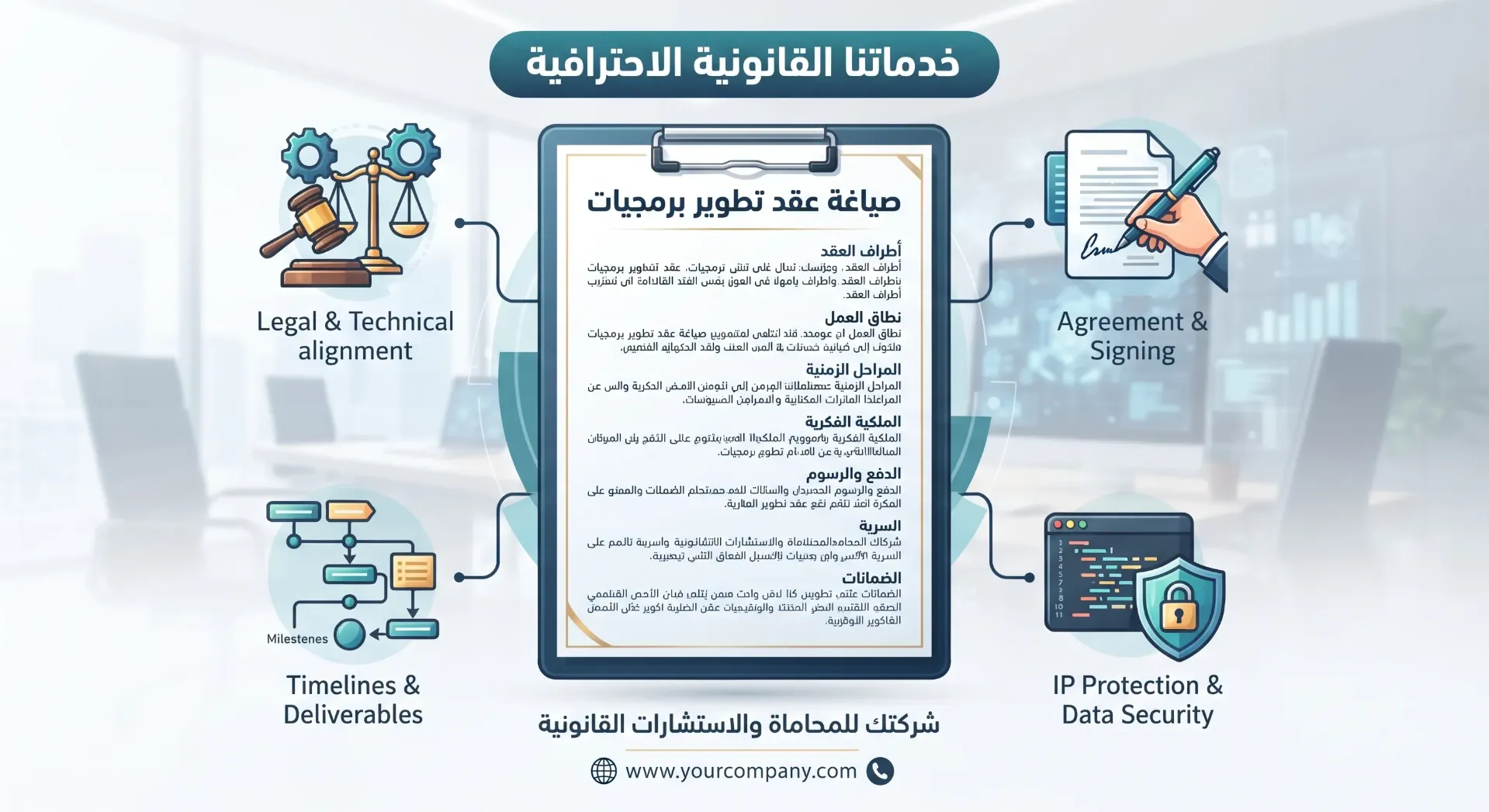 [IPL-03-001-0001] صياغة عقد تطوير برمجيات