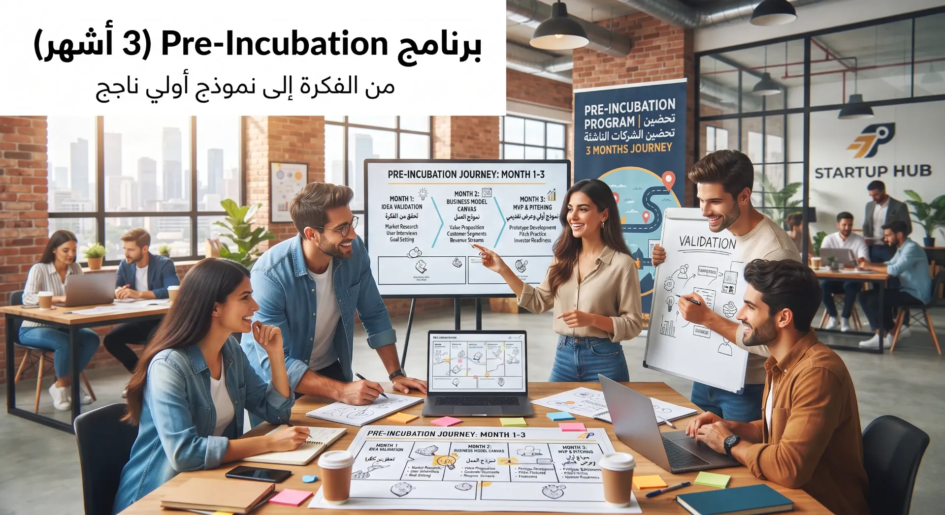 [INC-01-001-0001] برنامج Pre-Incubation (3 أشهر)