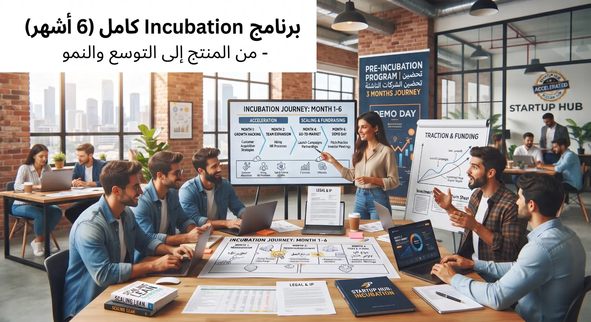 [INC-01-001-0002] برنامج Incubation كامل (6 أشهر)